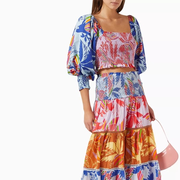 farm rio birds crop top - Picture 7 of 10